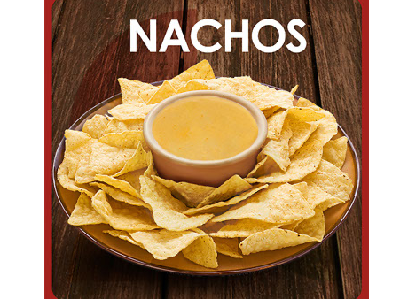 Nachos con cheddar