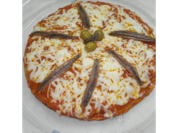 Pizza especial de anchoas