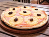 Pizza de Ananá y jamón