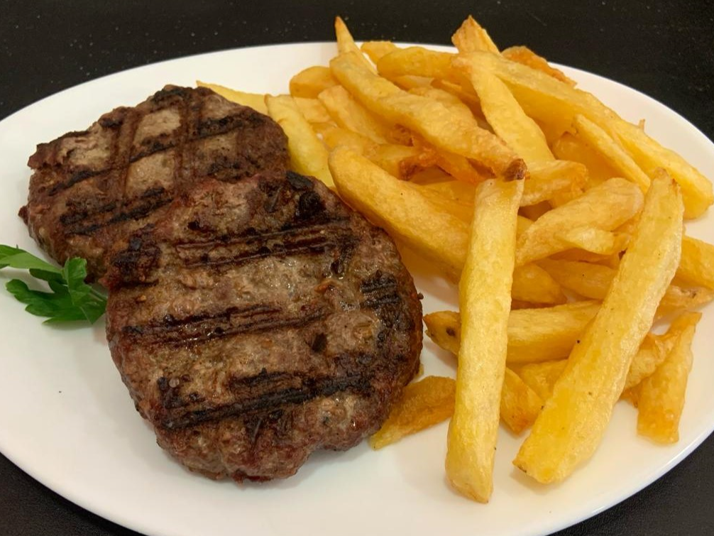 HAMBURGUESA AL PLATO CARNE