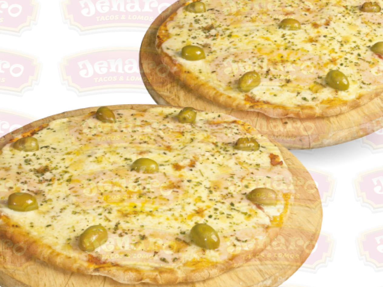 2 Pizzas Muzzarellas