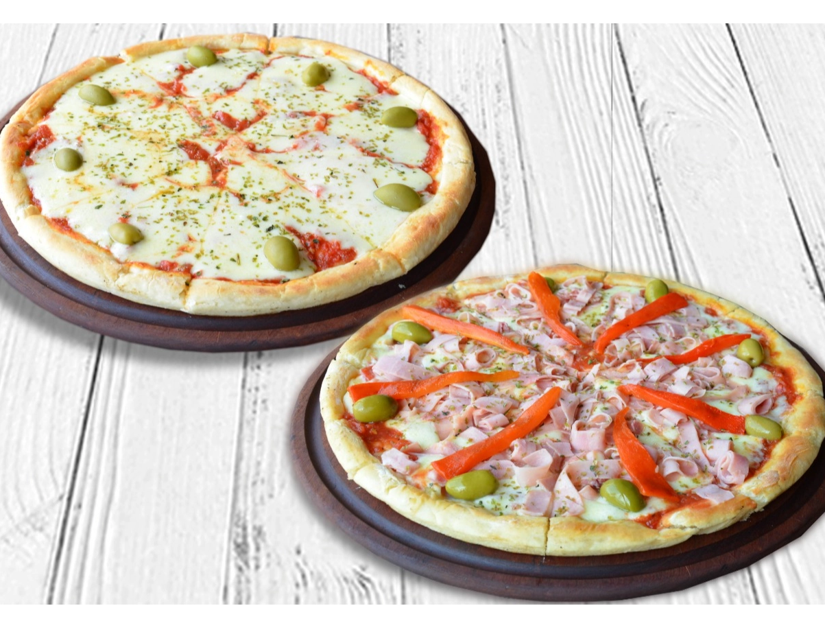 1 Muzzarella + 1 Especial