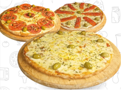 Pizzas Muzza+Especial+Napo