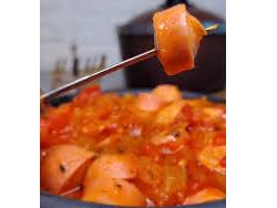 Cazuela de salchichas