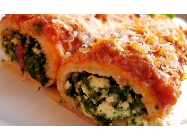 Canelones Pollo y Verdura