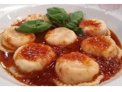 Sorrentinos de jamon y queso