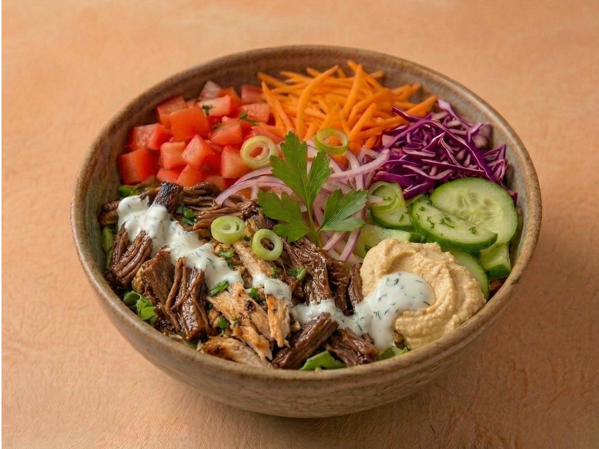 Shawarma Bowl Mixto Ternera Pollo