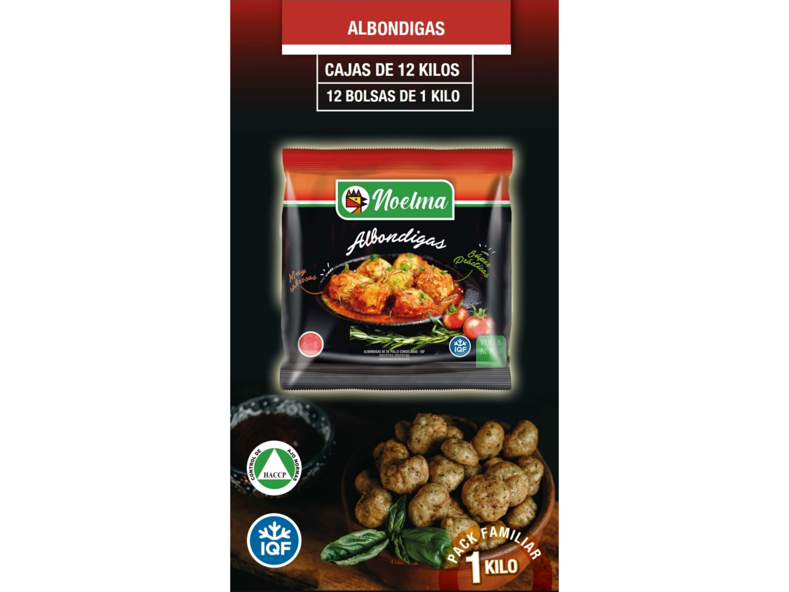 ALBONDIGAS DE POLLO