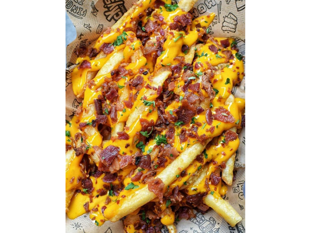 Papas con Chedar y Beicon