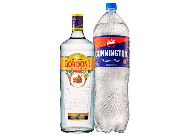 Gin Gorndon's +Ccunnington gaseosa tonica 1.5lts
