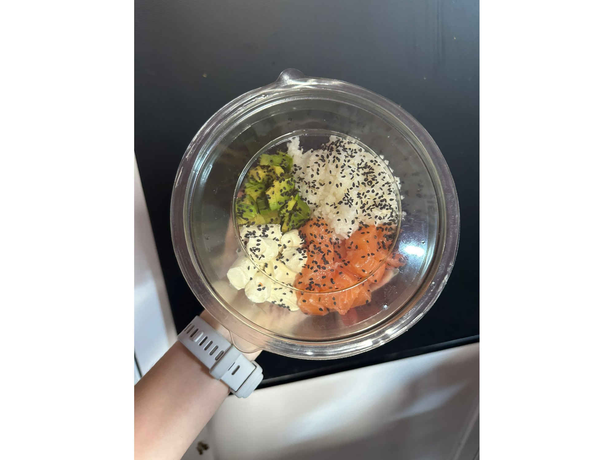 Gohan de salmón de haruosushi