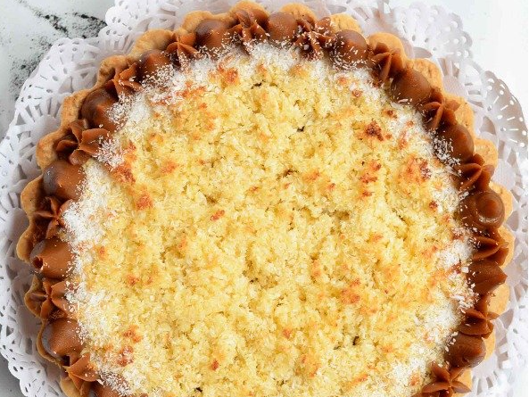 Tarta de coco soufflé