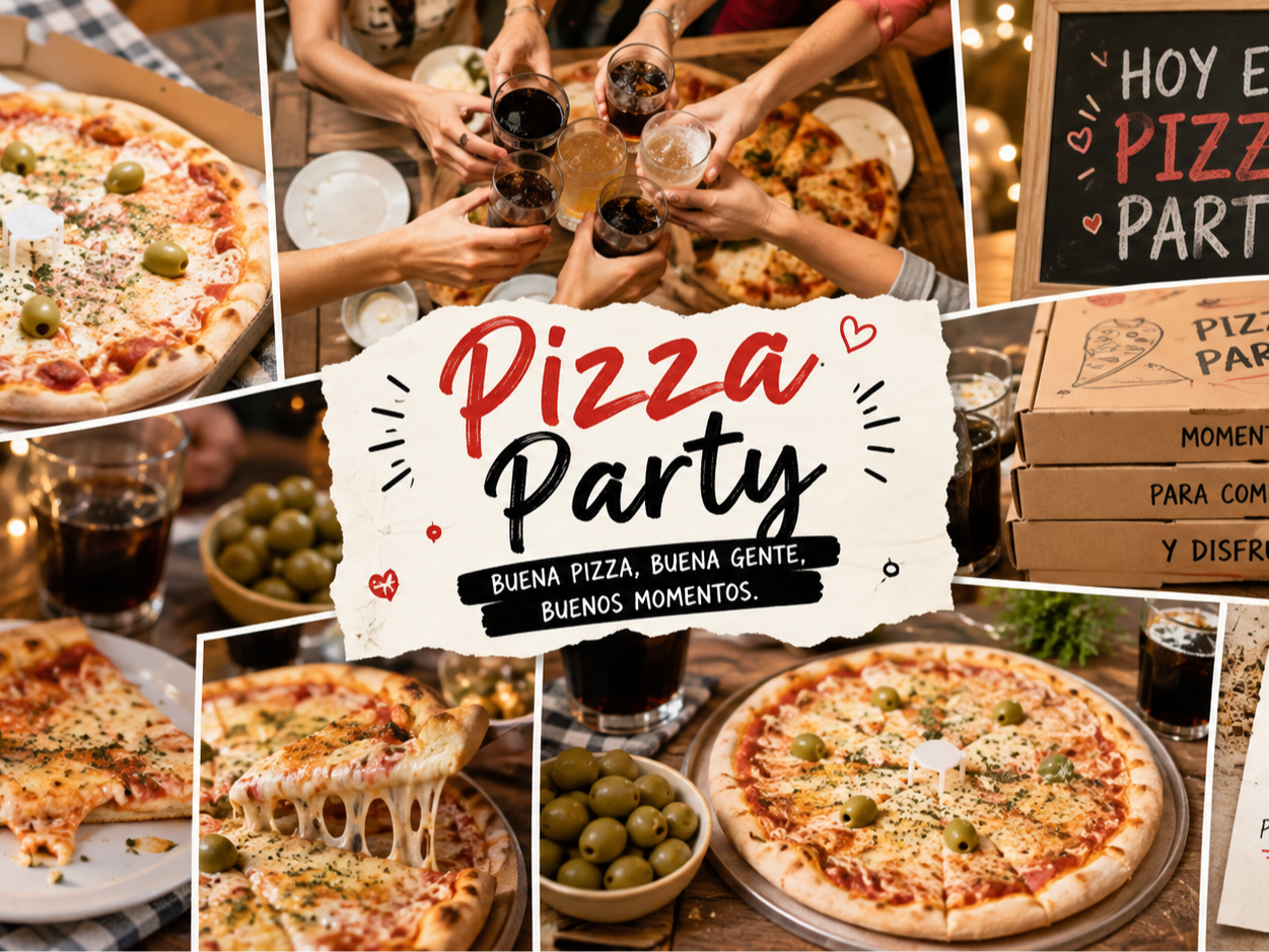 Pizza Party (reservas con 7 días de anticipación)