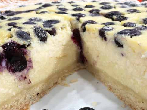Tarta de arándanos y ricota