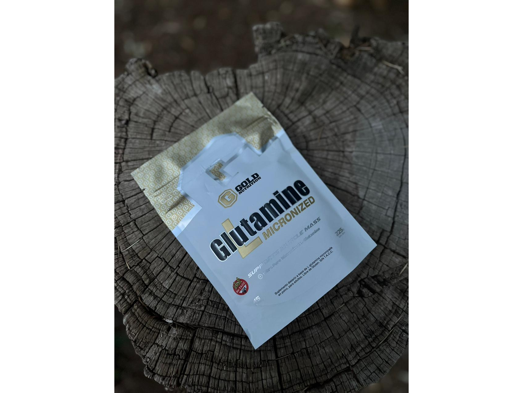 L-Glutamine Micronized 225gr. GOLD NUTRITION