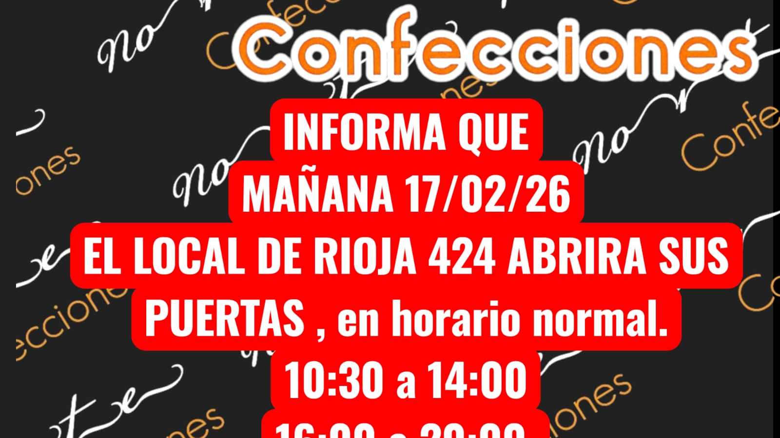 Norte Confecciones La Rioja 424,Salta