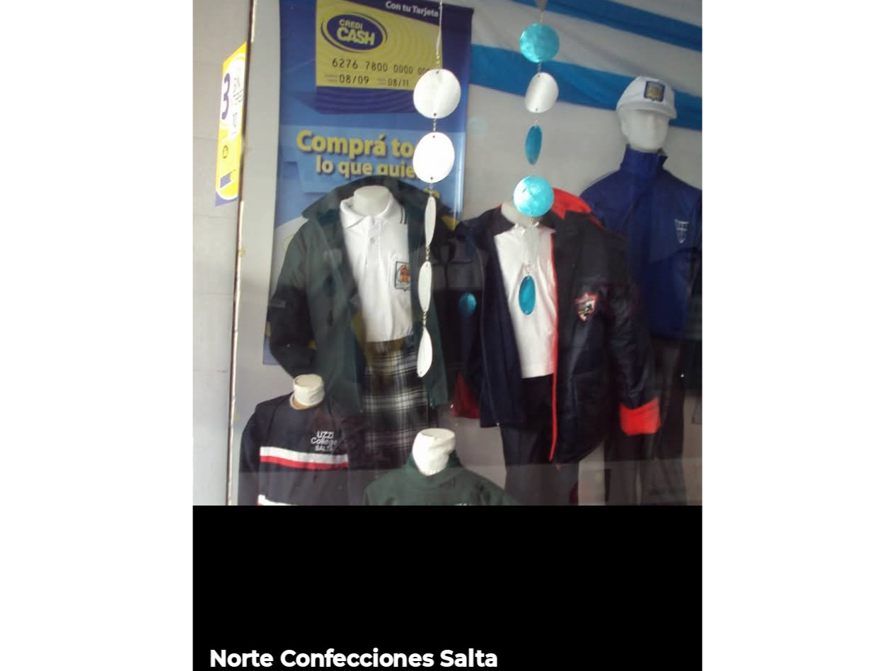 Norte Confecciones Indumentarias para Colegios de Salta