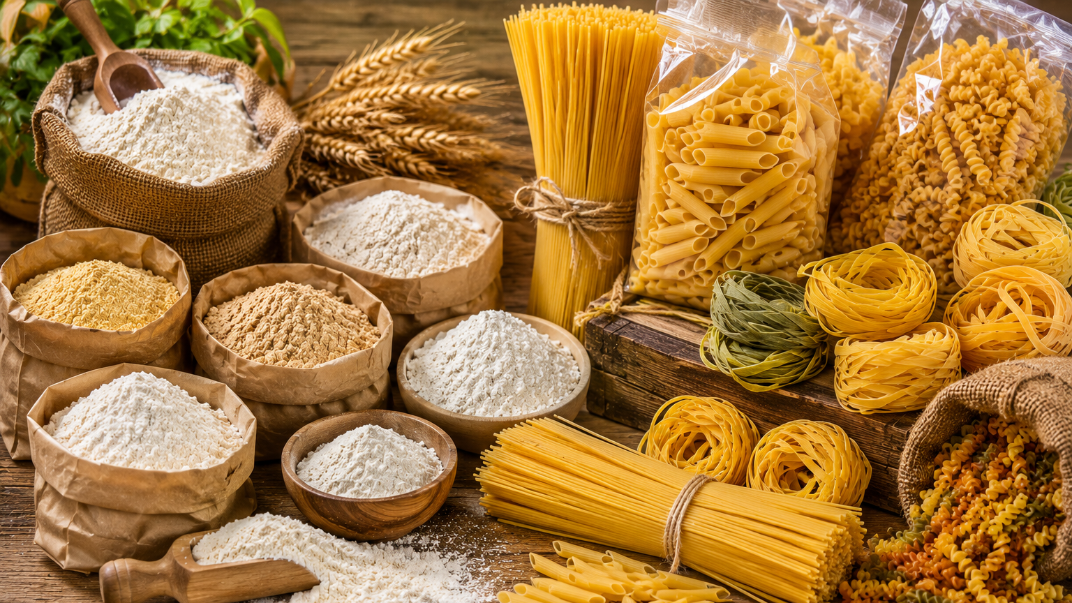PREMEZCLAS, HARINAS Y FIDEOS