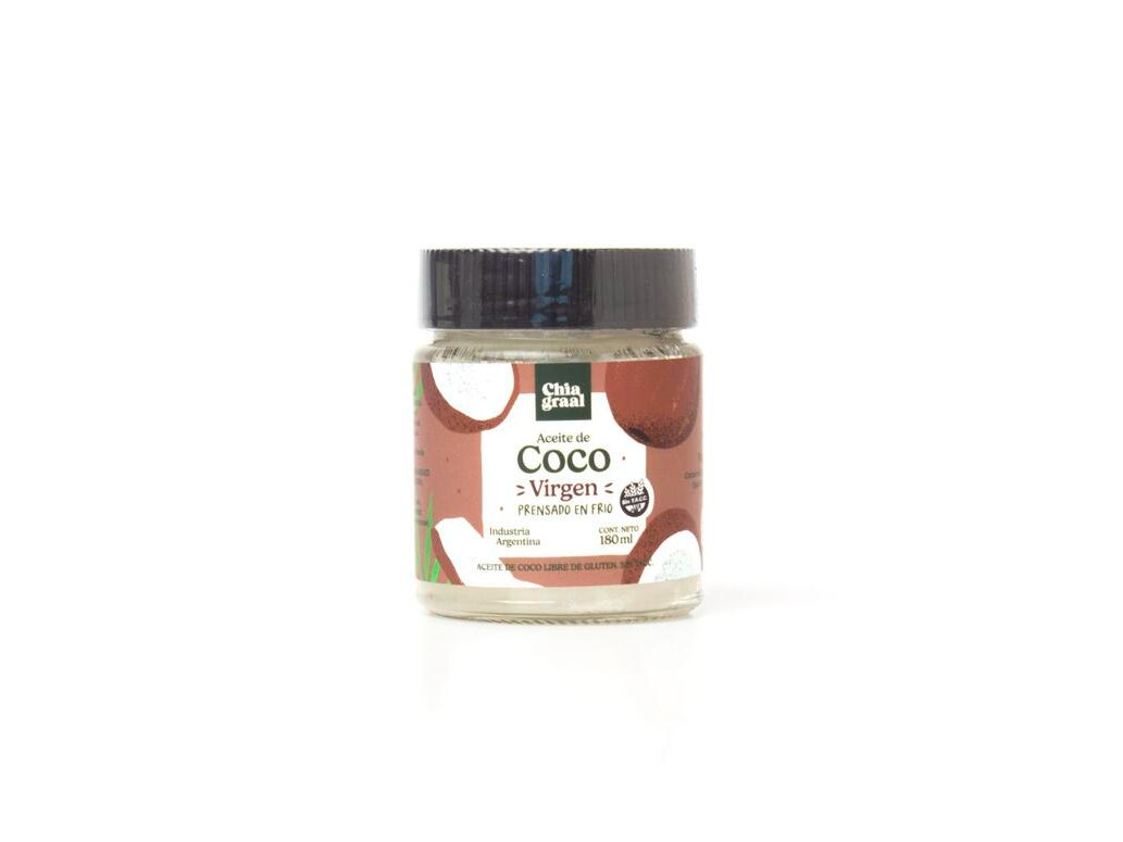 ACEITE DE COCO VIRGEN CHIA GRAAL X 180ML