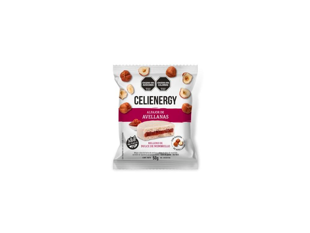 ALFAJOR CELIENERGY AVELLANAS
