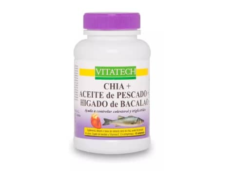 VITATECH CHIA + ACEITE DE PESCADO + BACALAO X30CAP
