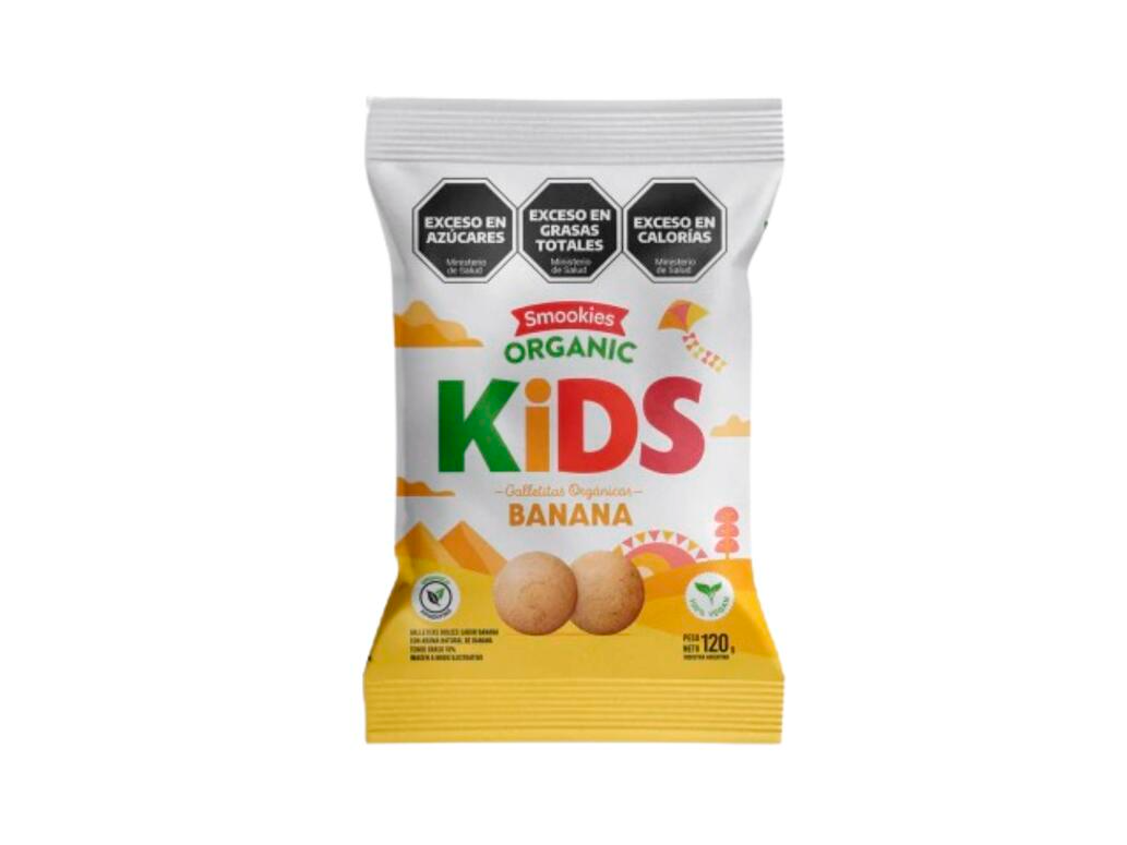 GALLETAS SMOOKIES KIDS DE BANANAS 120GR