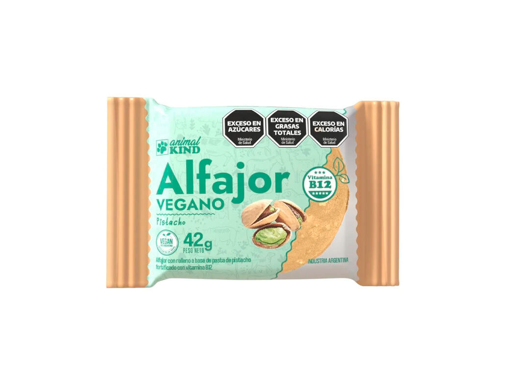 ALFAJOR ANIMAL KIND VEGANO DE PISTACHO
