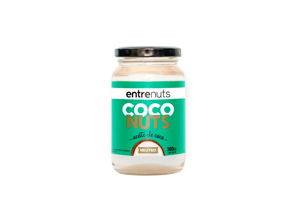 ACEITE DE COCO  ENTRENUTS NEUTRO X 360CC