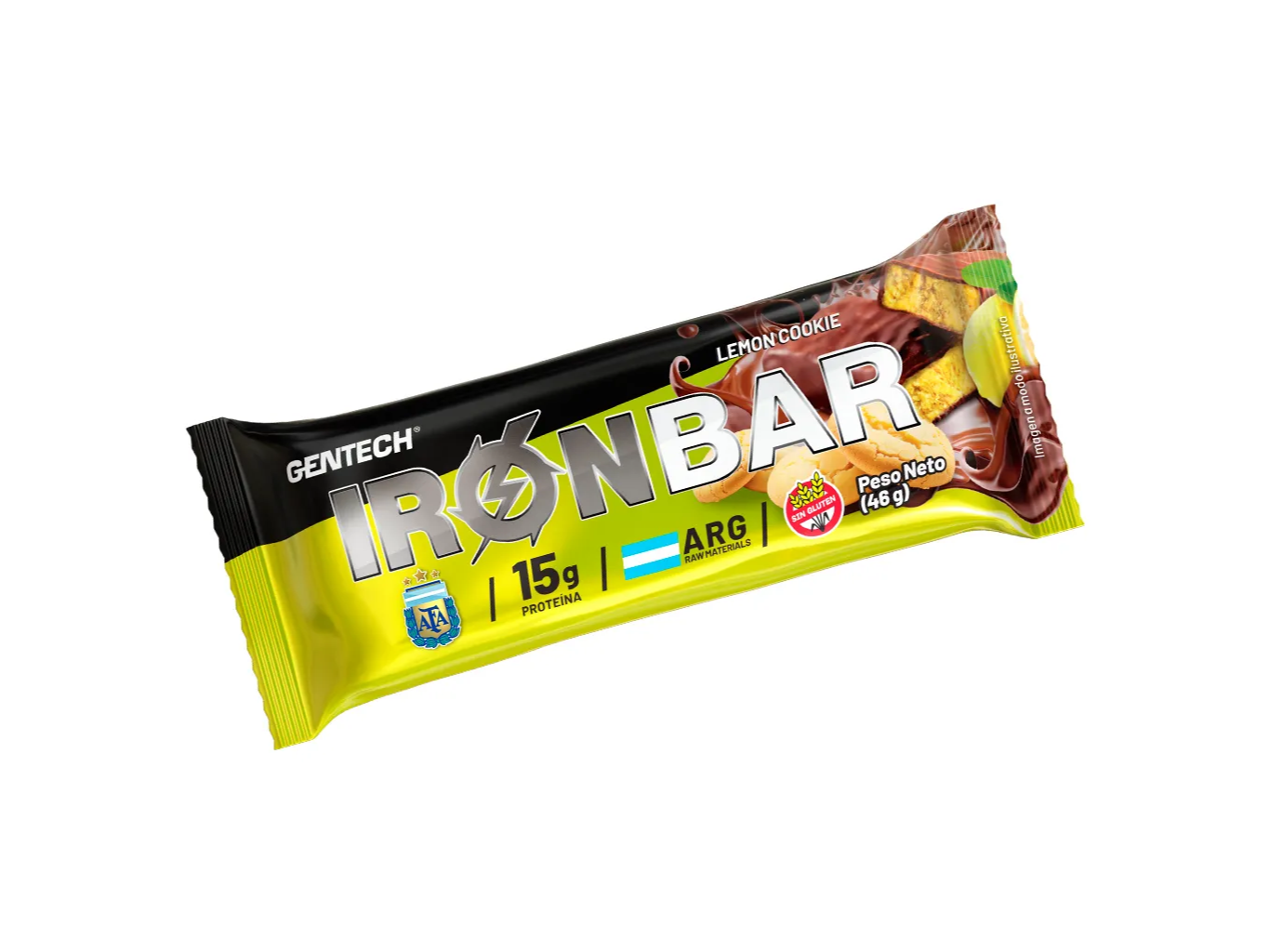 IRONBAR PROTEIN GENTECH LEMON COOKIE 46G