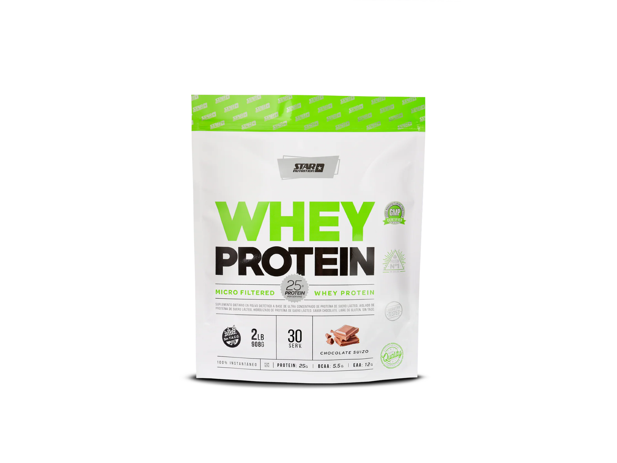 WHEY PROTEIN CHOCOLATE DP 2LB STAR NUTRITION