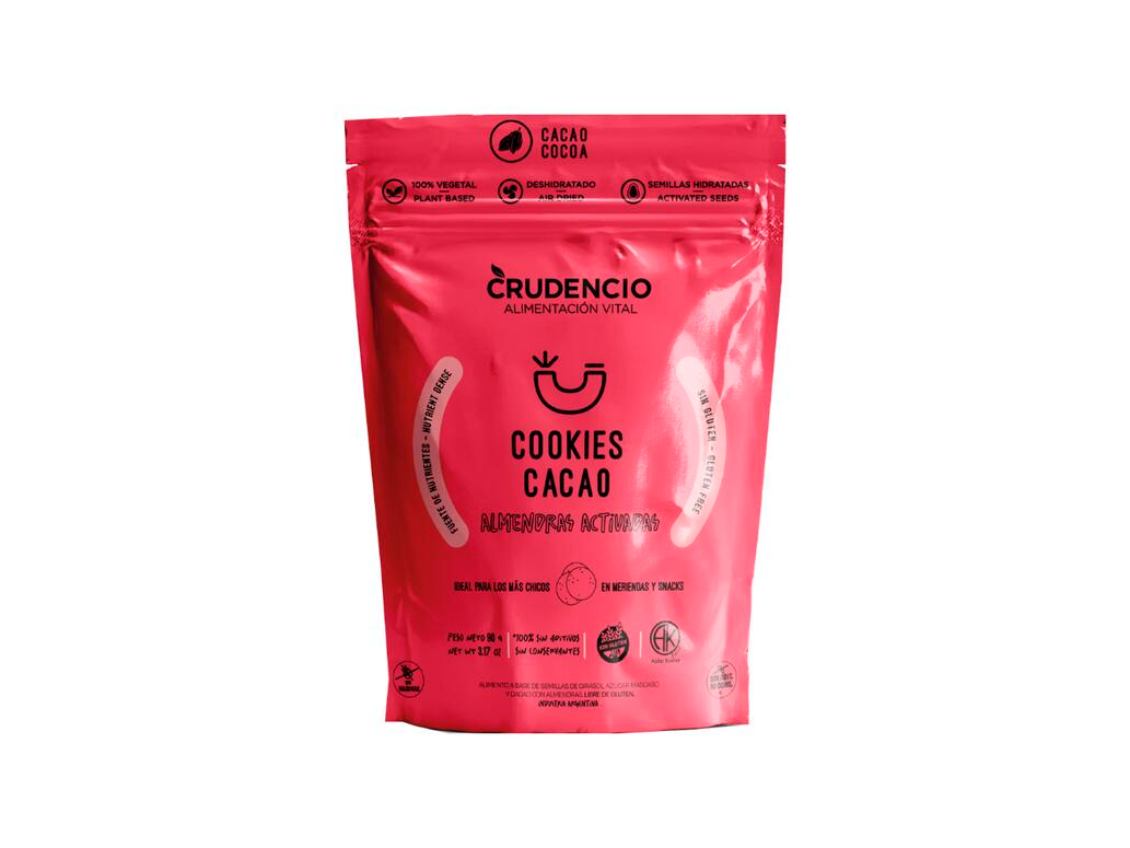 COOKIES CRUDENCIO  CACAO  90GR