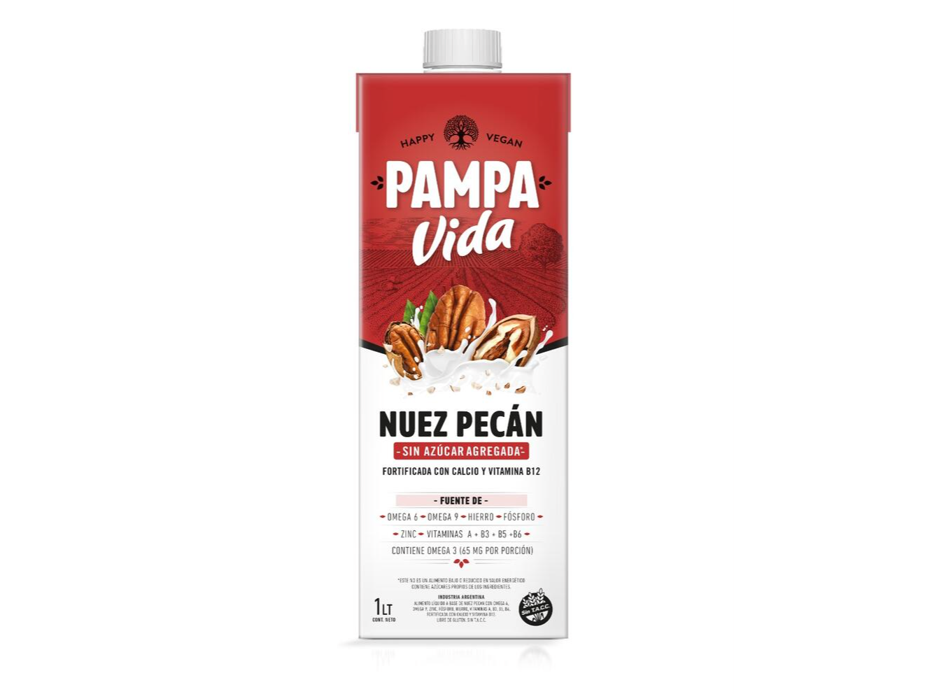 LECHE DE NUEZ PECAN PAMPA VIDA X 1L