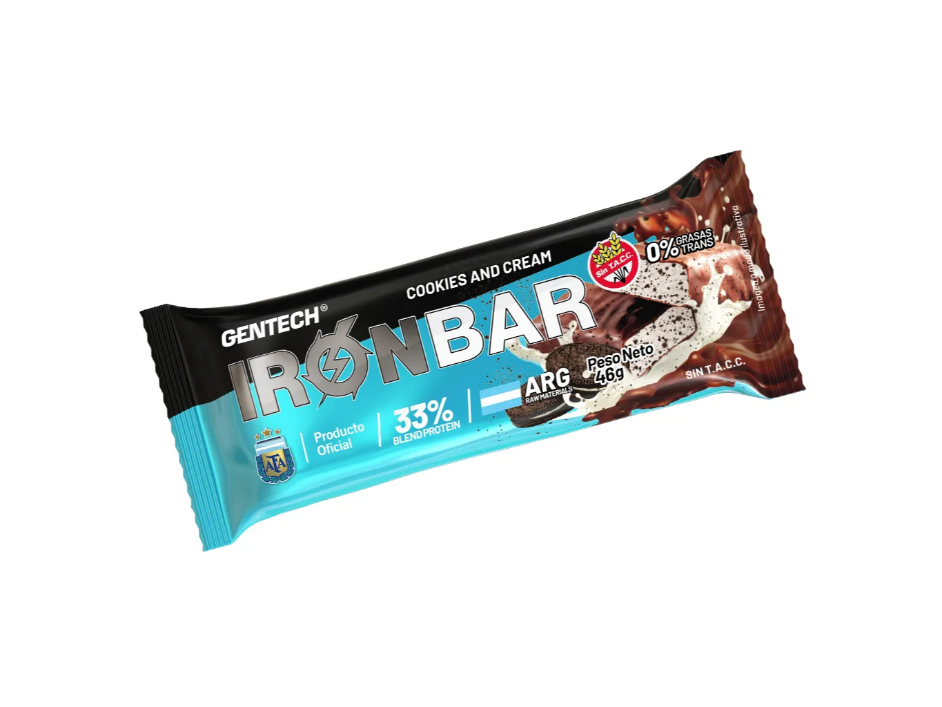 IRONBAR PROTEIN GENTECH COOKIES N CREAM 46G
