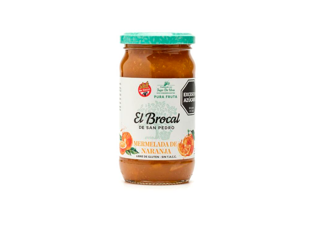 MERMELADA DE NARANJA SIN AZUCAR EL BROCAL X 400G