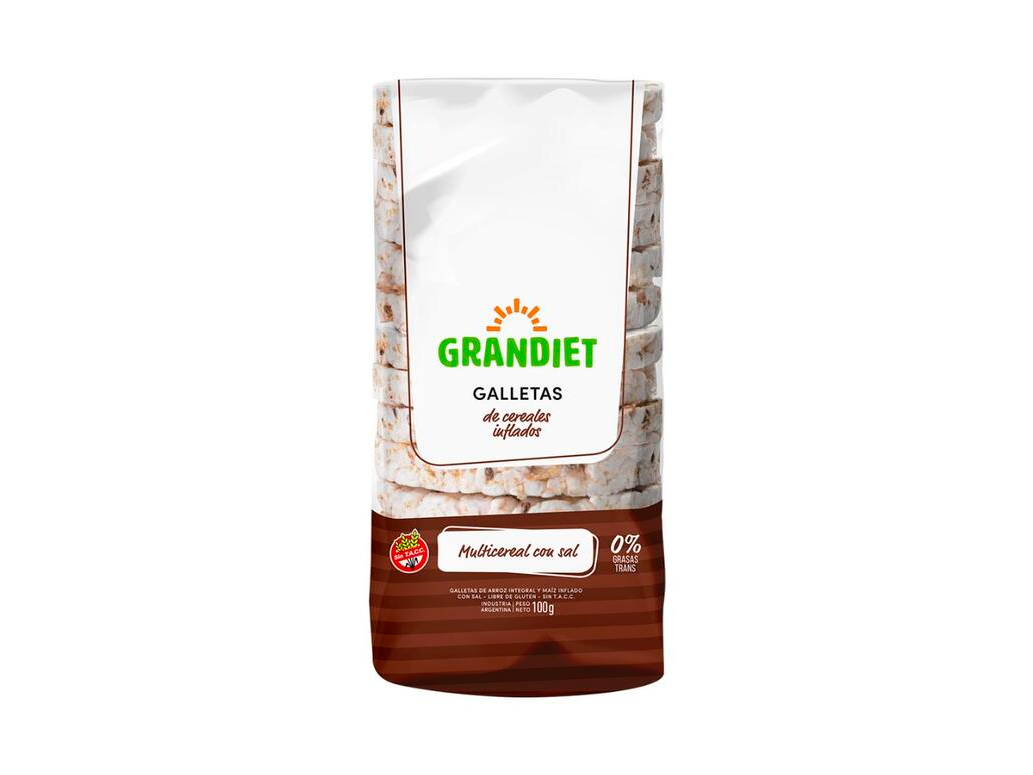 GALLETAS DE CEREALES CON SAL 100GR GRANDIET