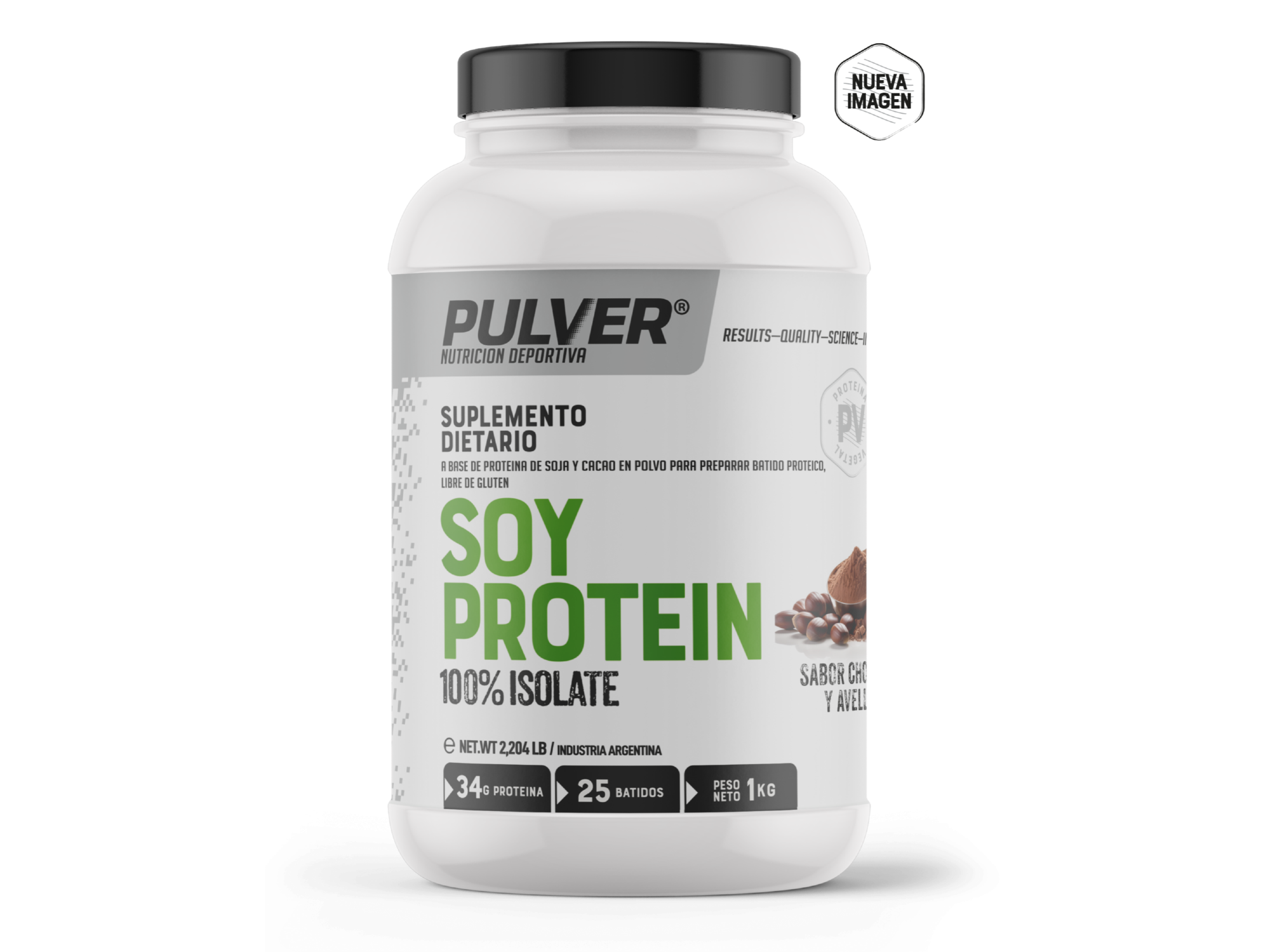 SOY PROTEIN CHOC Y AVELLANAS PULVER