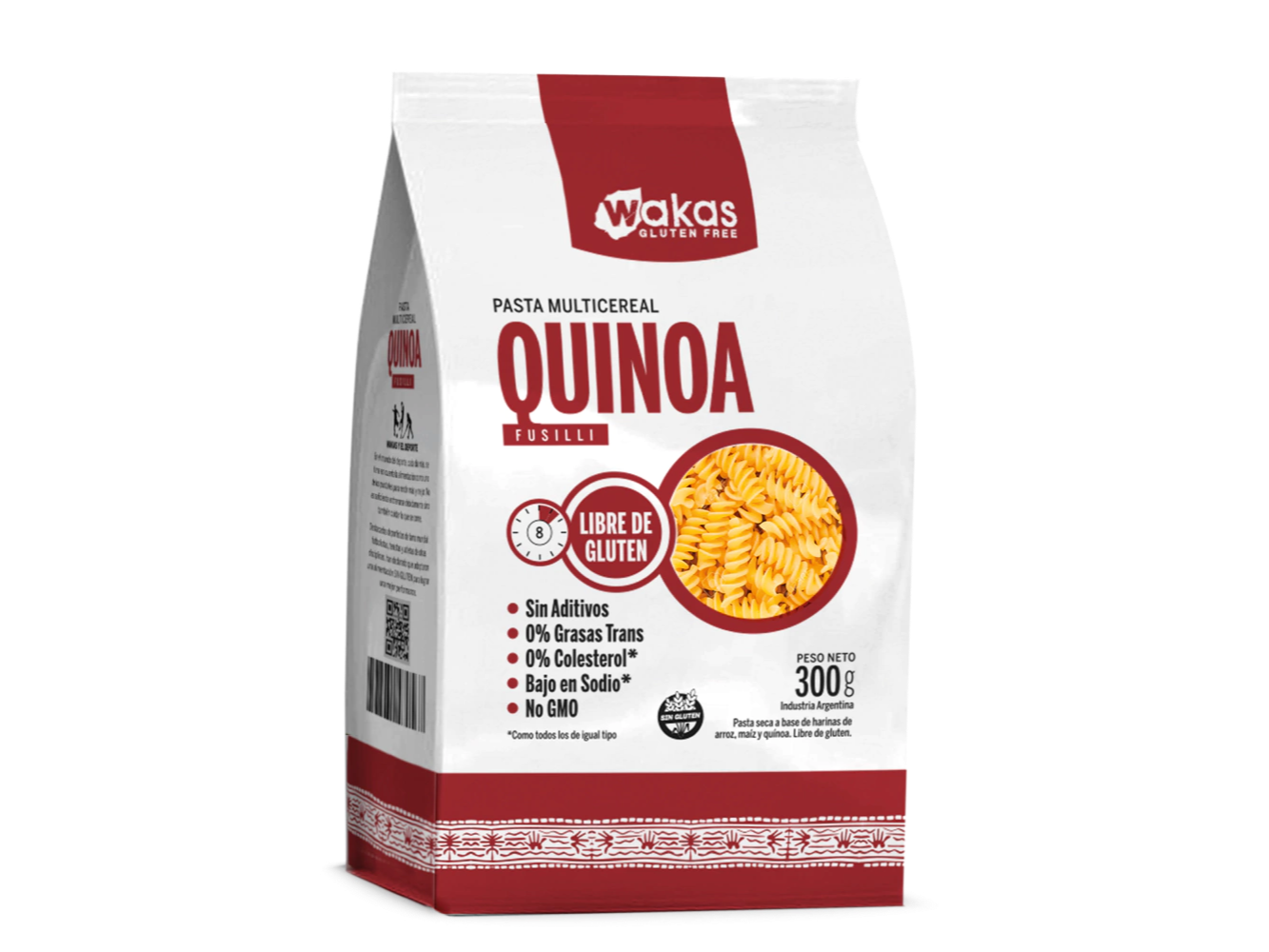 FIDEOS DE QUINOA WAKAS X 300GR