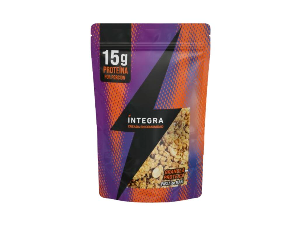 GRANOLA PROTEICA DE PASTA DE MANI INTEGRA X 250GR