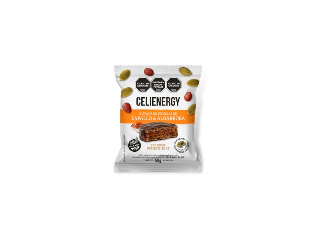 ALFAJOR ZAPALLO Y ALGARROBA - CELIENERGY