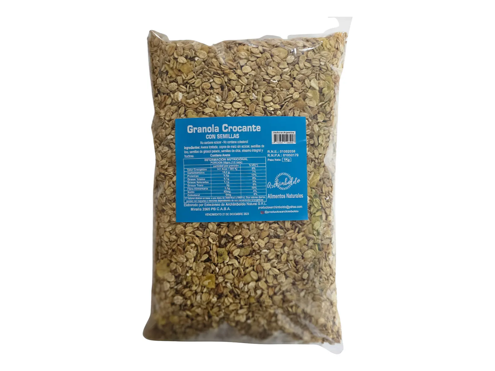 GRANOLA CROCANTE  ARCHIMBOLDO X 1KG