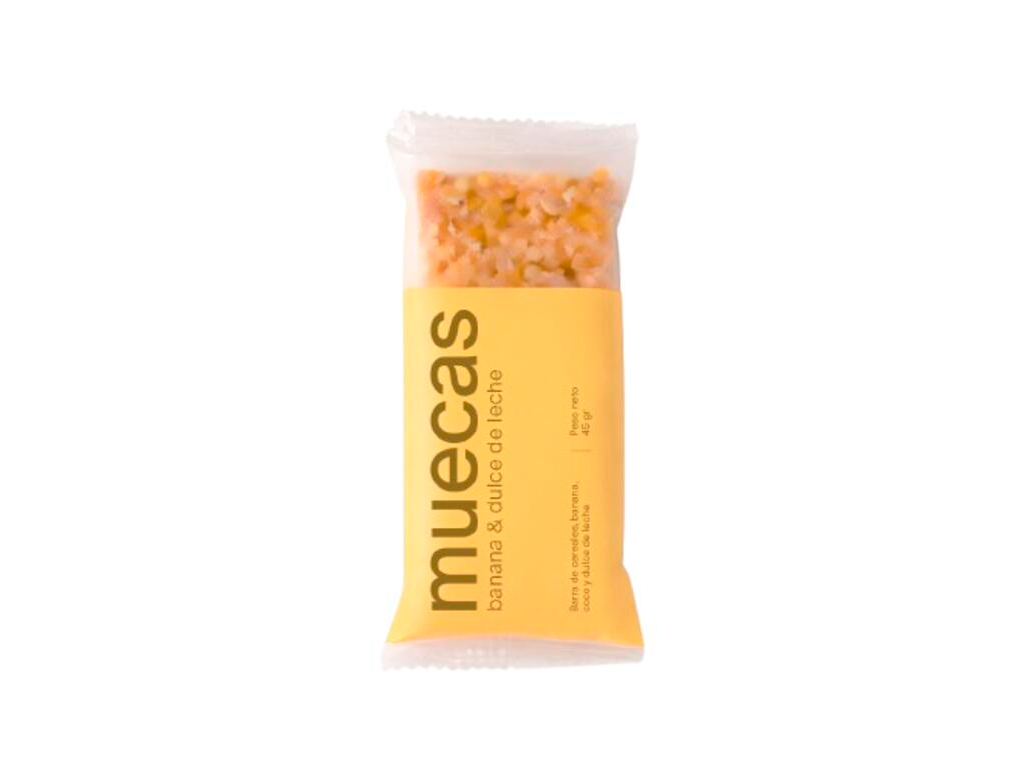 BARRA DE BANANA Y DULCE DE LECHE - MUECAS