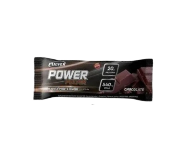 BARRA PULVER POWER CHOCOLATE X60GRS