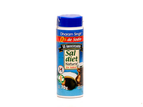 SAL DIET S/SODIO SIN SABOR DHARAM SINGH X 70GRS