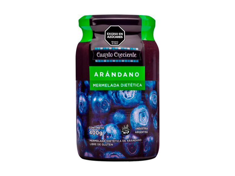 MERMELADA DE ARANDANOS CUARTO CRECIENTE X 400G