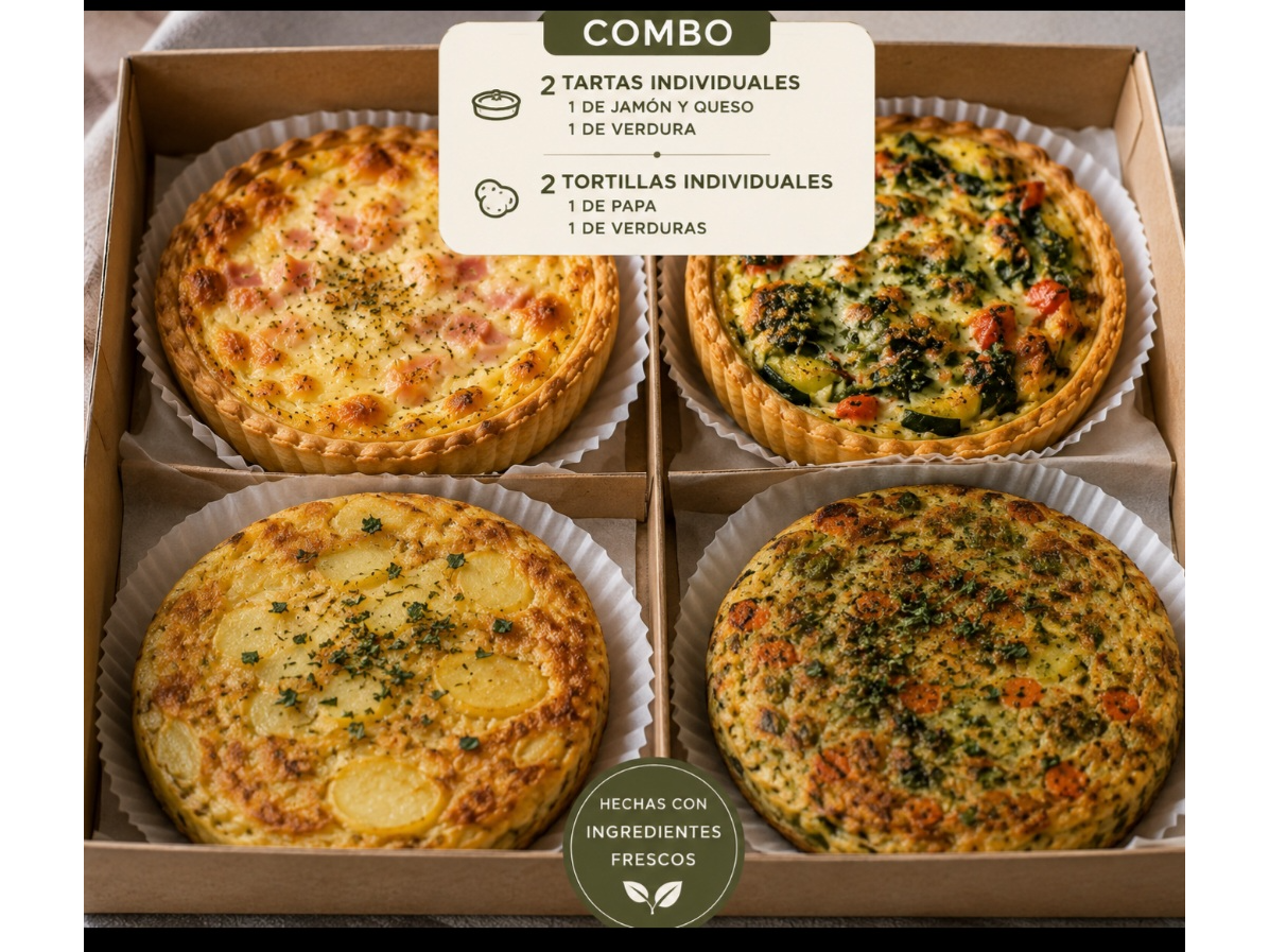 TARTAS INDIVIDUALES + TORTILLAS