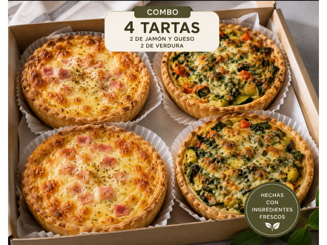 TARTAS INDIVIDUALES X4