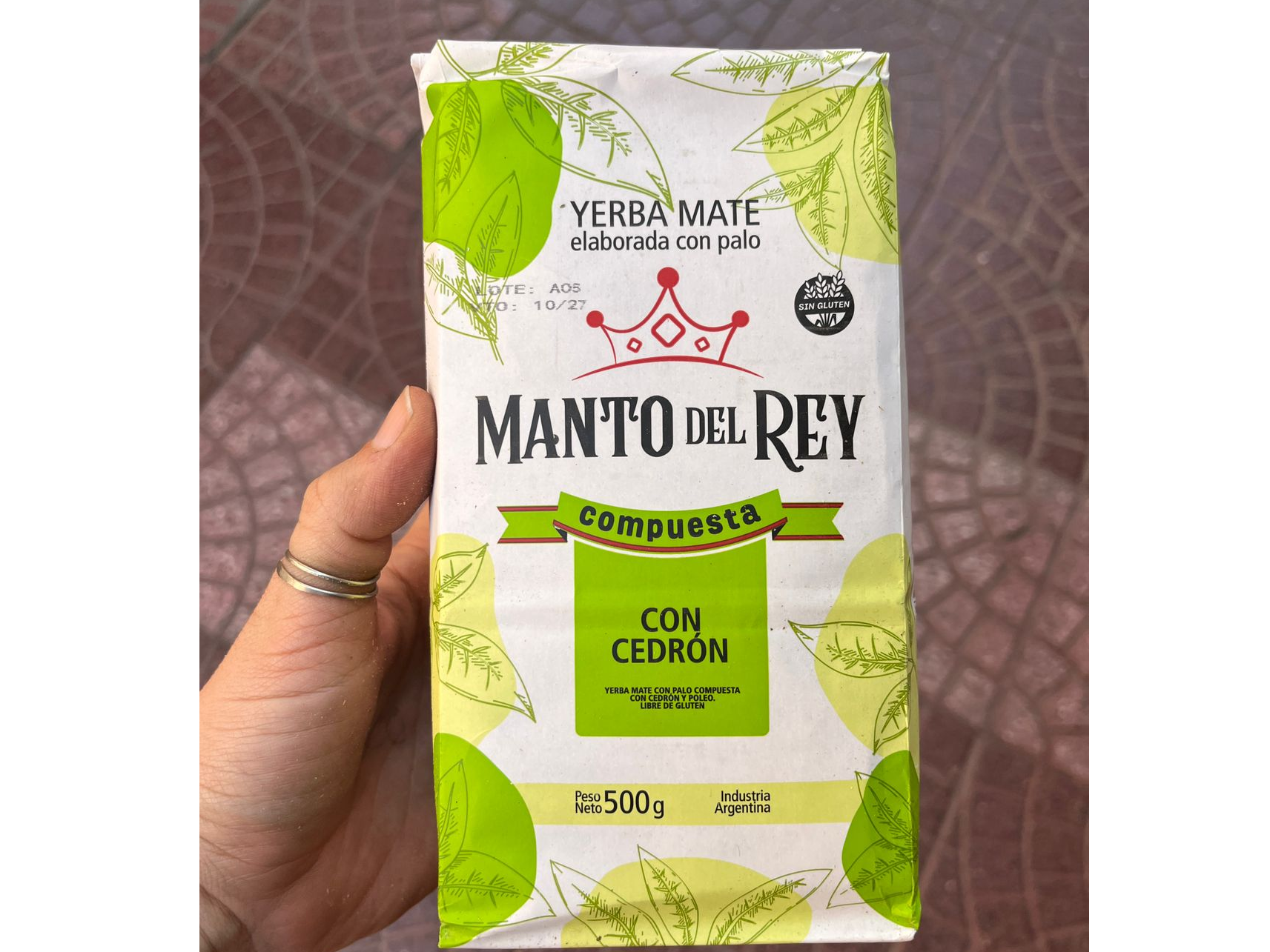 Manto del rey CEDRÓN