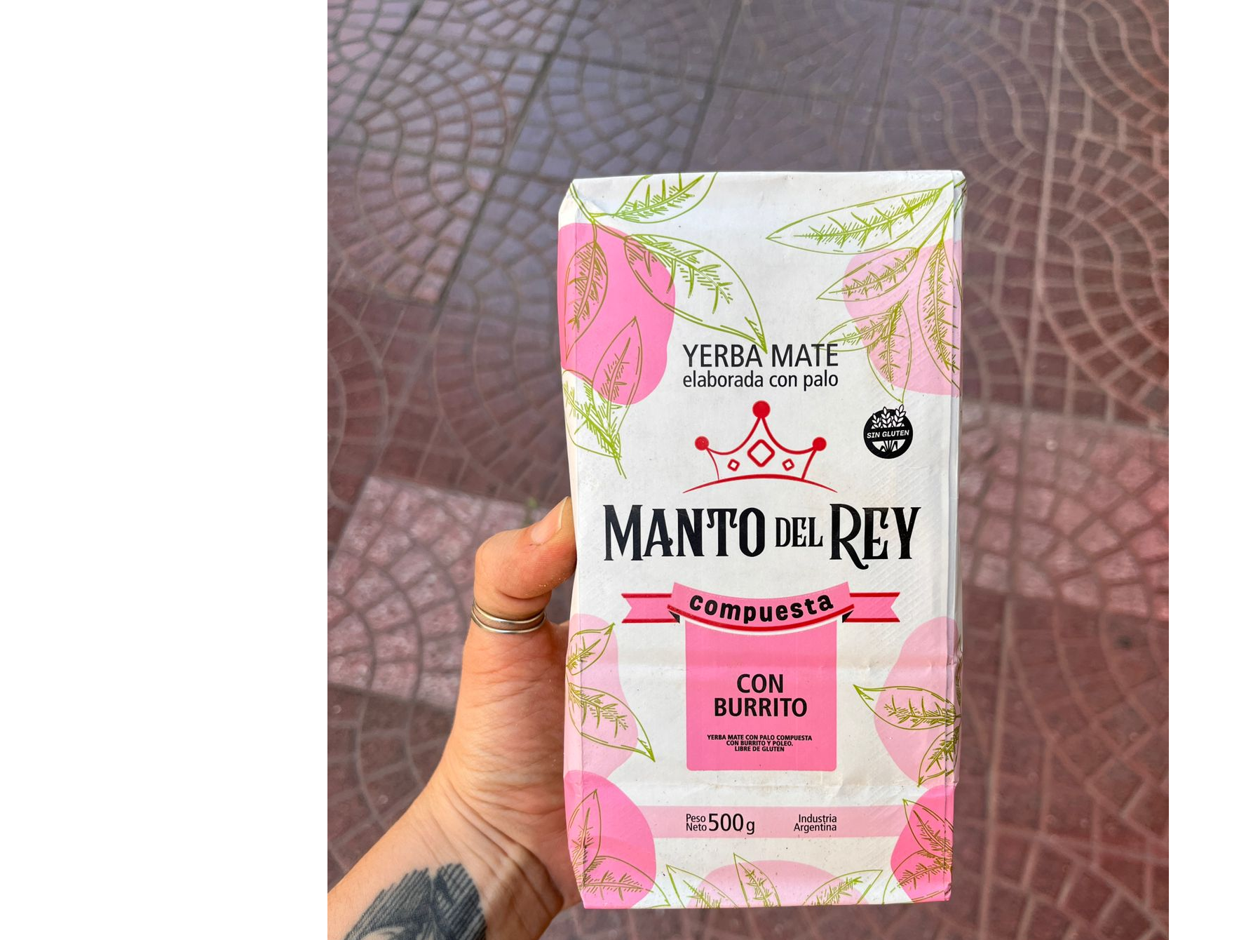 Manto del rey con burrito