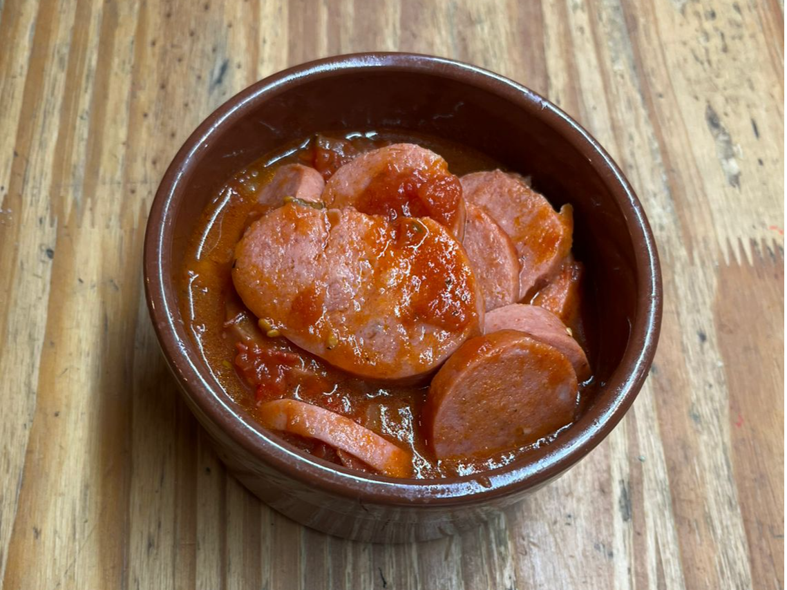 Cazuela de snack alemán