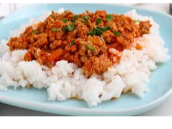 Arroz con Salsa a elección